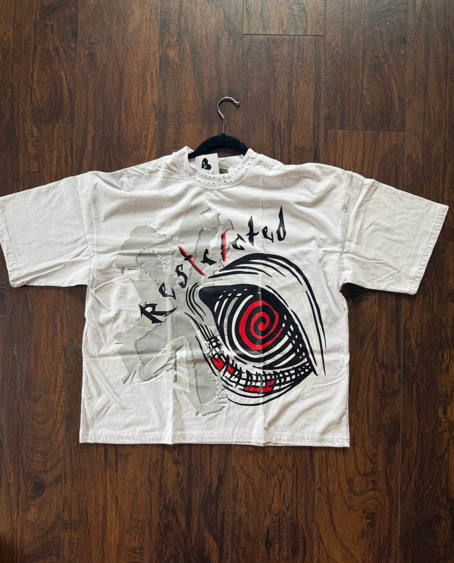 “RESTR¡CTED” TEE (WHITE)