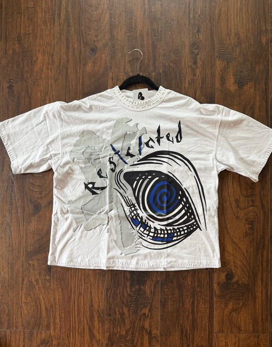 “RESTR¡CTED” TEE (WHITE)