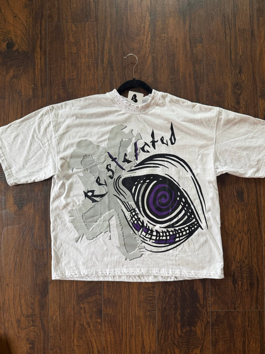 “RESTR¡CTED” TEE (WHITE)