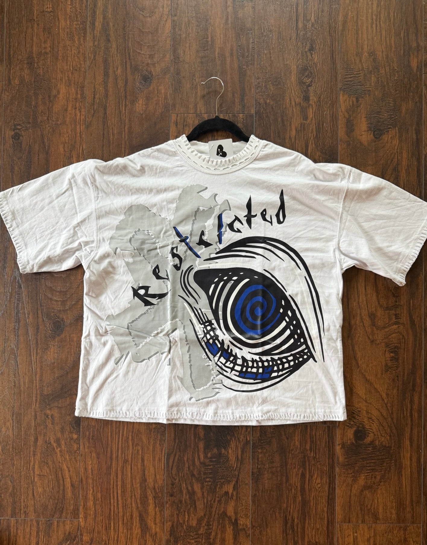 “RESTR¡CTED” TEE (WHITE)